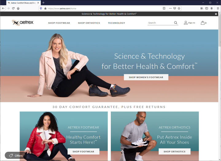 aetrex.com - eCommerce