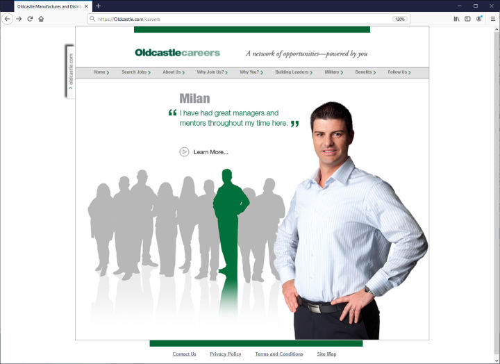 OBE.com - Oldcastle Careers Micro Site